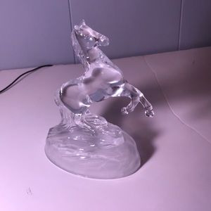 A glass horse